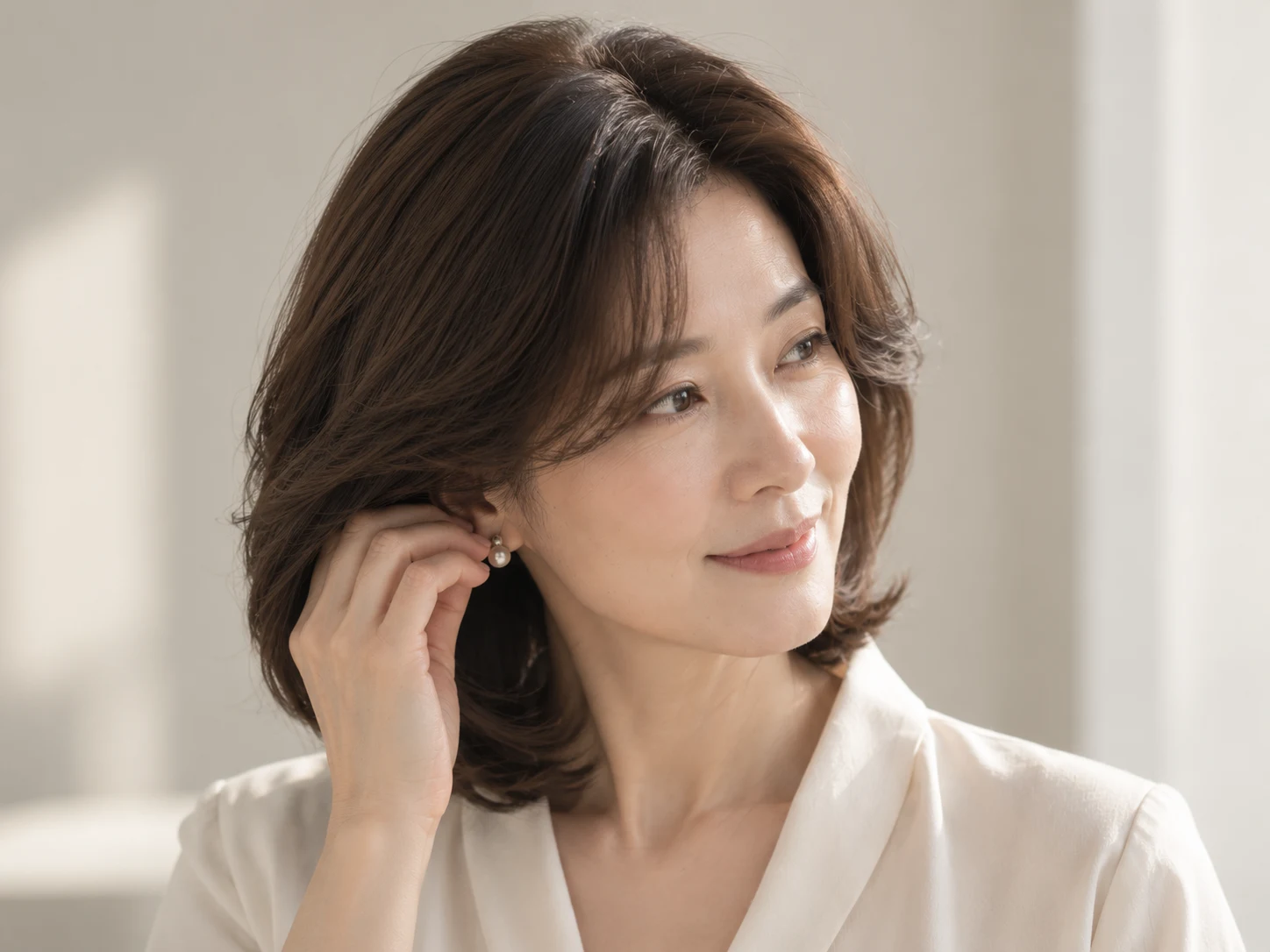 여성 부분가발 스타일 예시